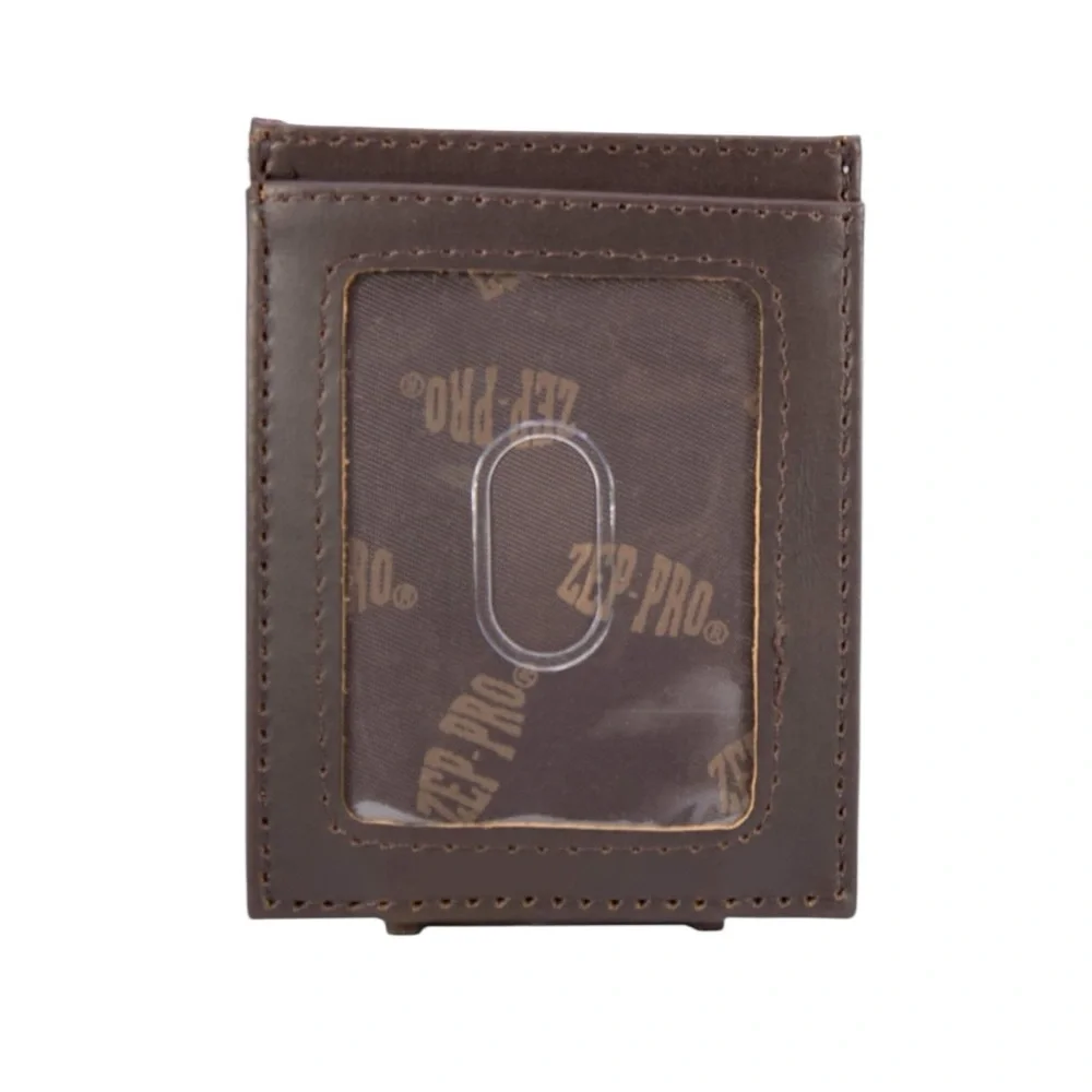 Camo Turkey Leather Card Holder Wallet Brown Green Hunting Outdoor Western C2